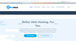 Desktop Screenshot of krahost.com