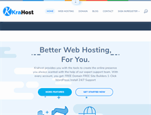 Tablet Screenshot of krahost.com